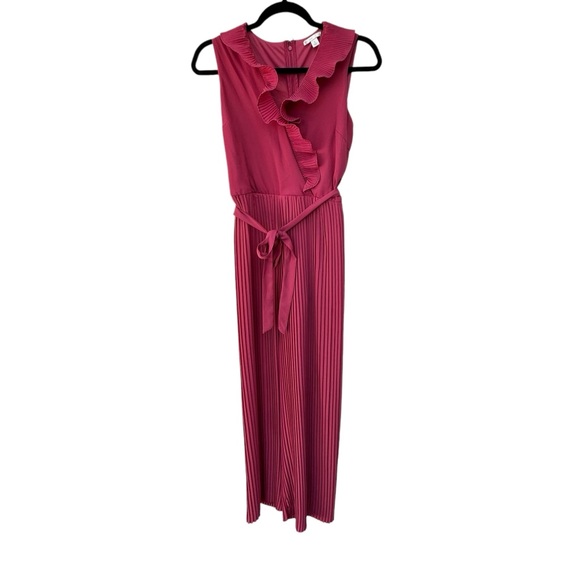 Cato Raspberry Colored Dressy Romper size Small - Picture 2 of 9